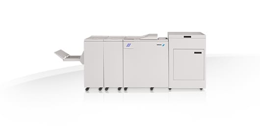 Canon BLM50 and BLM35 production booklet makers. High-volume printing system.