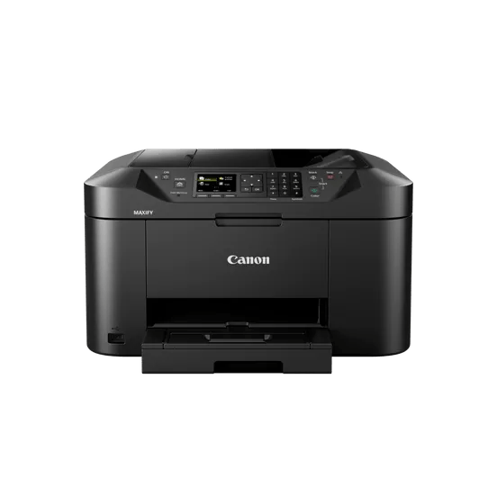Canon MAXIFY MB2150 printer, black, front view.