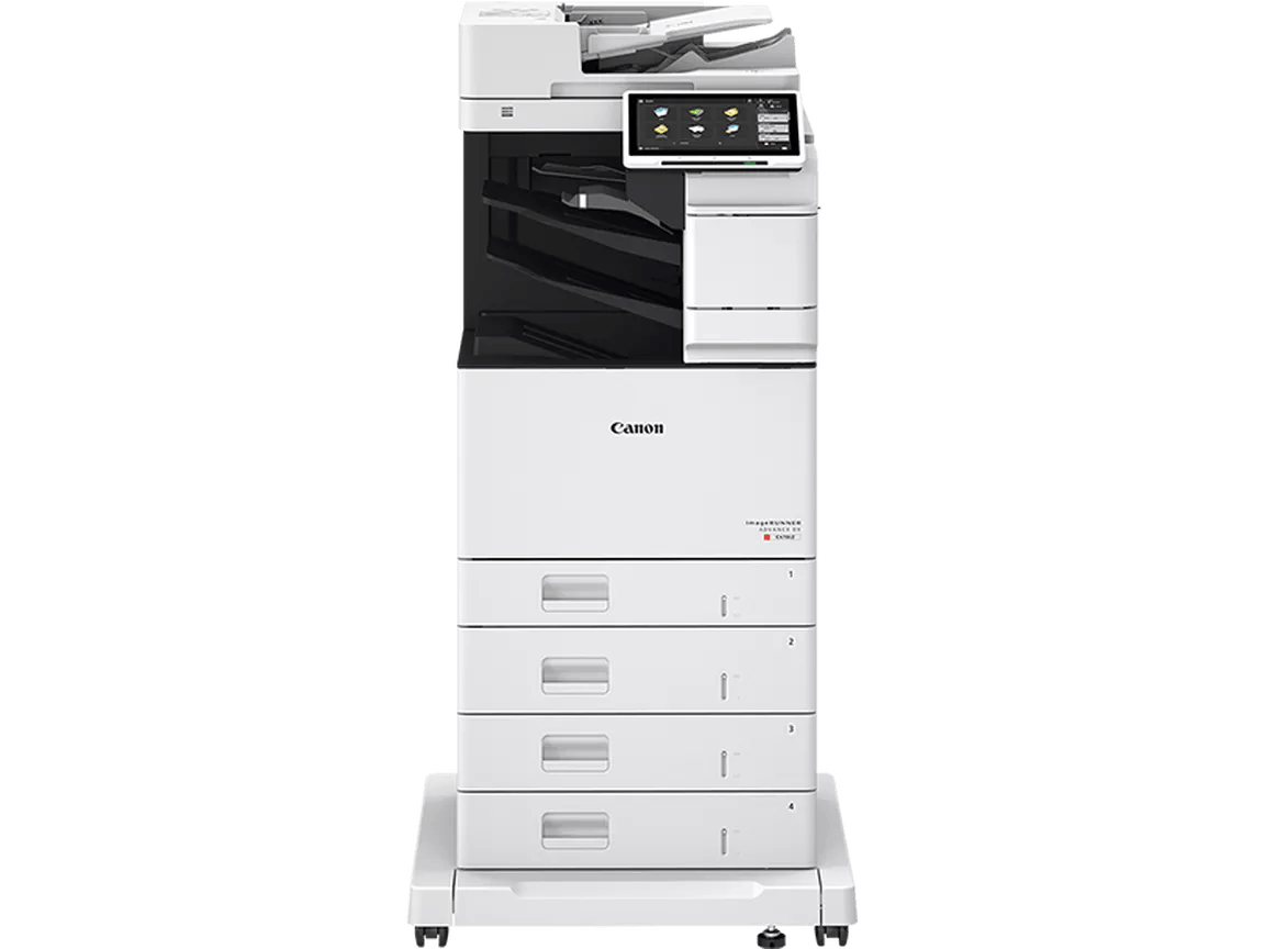 Canon imageRUNNER ADVANCE DX C478 multifunction printer with large paper tray.