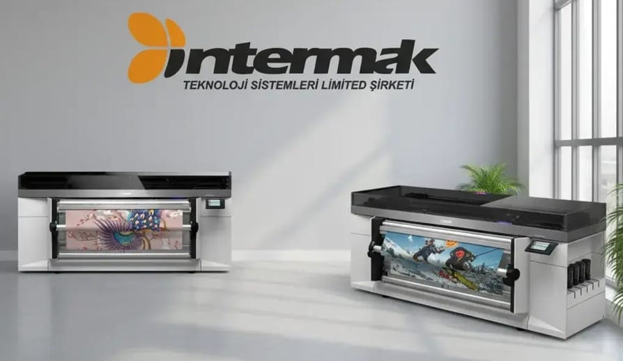 Intermak'ın Canon Colorado M serisi rulodan ruloya UV baskı makineleri.